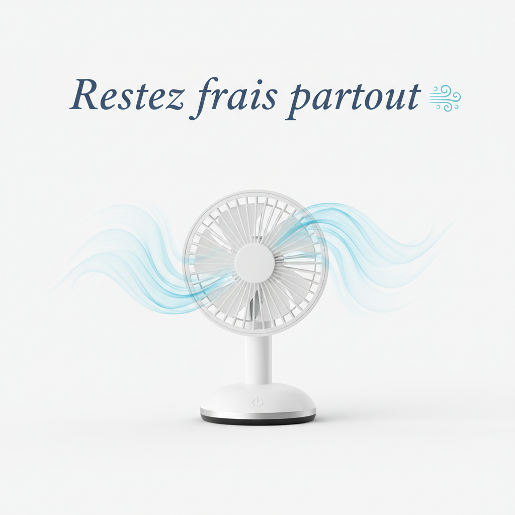 Pack Fraîcheur Famille – Mini Ventilateur + Mycops Kids